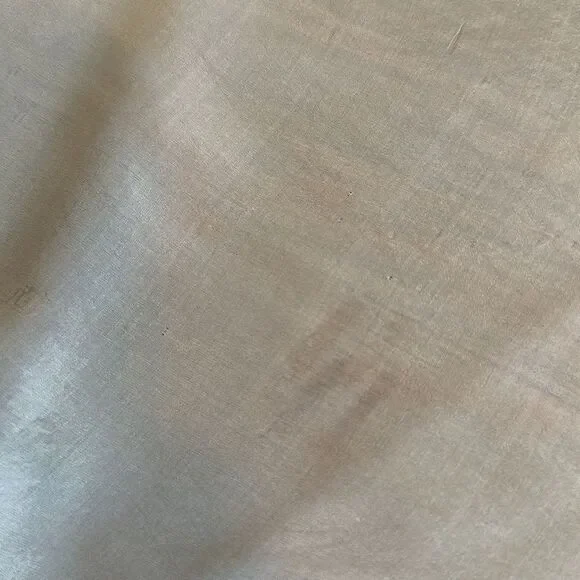 Vintage light pink very large thin polyester or silk scarf - Picture 9 of 10